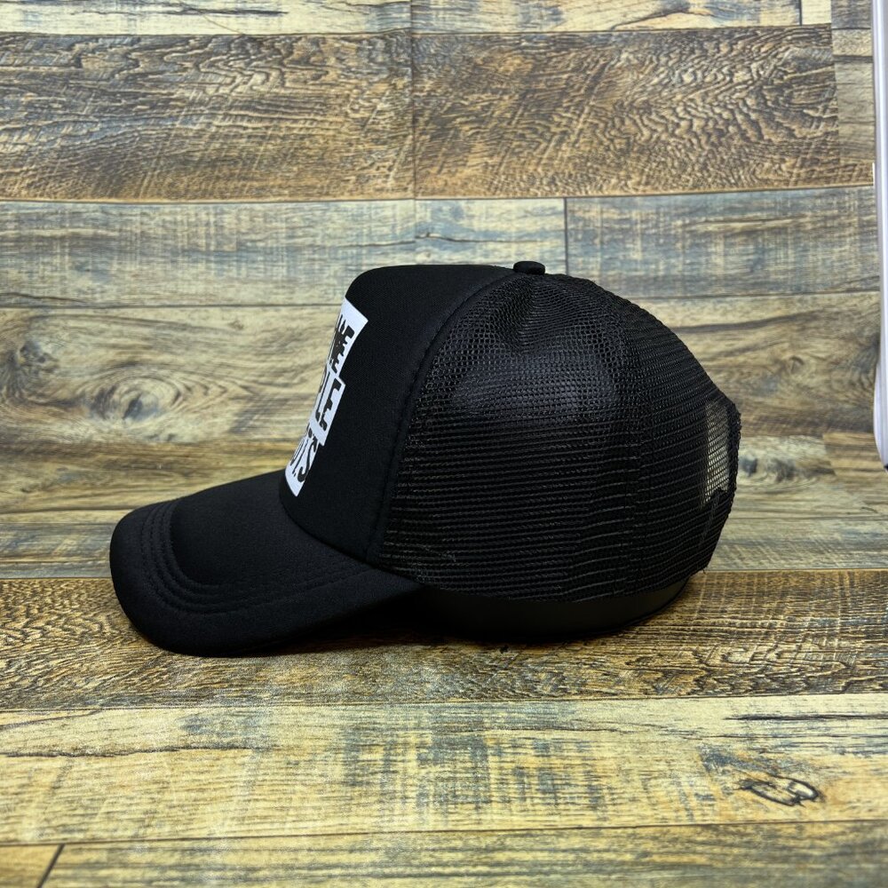 Stone Temple Pilots Mens Trucker Hat Black Snapback 90s Rock Band Baseball Cap - Picture 2 of 6